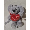 Kép 1/2 - Plüss  Egér my love Szürke  25cm