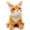 Kép 1/2 - Plüss Maine Coon macska vörös-barnás 36cm