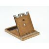 Kép 7/7 - Krea-Wood nyírfából készült tablet tartó állvány, barna színben