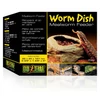Kép 2/2 - Exo-Terra Worm Dish /meal worm feeder - tál (élgyűrűvel) terráriumi állatok részére (9,5x4,5x12,7cm)