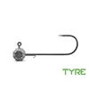 Kép 1/11 - Grub-tartóval ellátott Delphin TYRE jigfej / 5 db - 20g-4/0