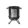 Kép 3/6 - Barbecook BC-SMO-5017 Oskar S zománcozott füstölő és grill, fekete, átmérő 40cm