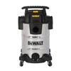 Kép 1/4 - DeWALT DXV30SAPTA száraz-nedves porszívó, rozsdamentes váz, készülékcsatlakozóval, 30 liter, 15 Kpa, 37,8 l/s, 8 tartozék, 1050 W