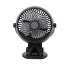 Kép 2/3 - Home CLF 10/BK csíptetős, akkumulátoros ventilátor, 3 fokozat, 10 cm-es lapátátmérő, állítható fejrész, 1800 mAh Li-ion akkumulátor, fekete
