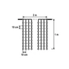 Kép 3/3 - Home DLF 210/WW sorolható LED-es fényfüggöny, 2x1 m / 210 db melegfehér LED, állófényű, fehér vezeték, kül- és beltéri kivitel