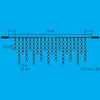 Kép 2/2 - Home DLFJ 400F/WW sziporkázó fényfüggöny, 10 m / 400 db melegfehér LED, állófényű, fehér vezeték, sorolható, kül- és beltéri kivitel