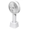 Kép 1/4 - Home HF 9/WH kézi, tölthető ventilátor, 4 W, 10 cm-es lapátátmérő, 3 fokozat, 1200 mAh Li-ion akkumulátor, asztali tartó, fehér