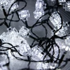 Kép 1/3 - Home KII50CUBE dekorációs fényfüzér, hidegfehér, 50 LED, + 50 akril kocka dekoráció, beltéri