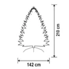 Kép 3/3 - Home KMF 4/210 műfenyő, 210 cm magasság, 142 cm átmérő