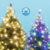 Kép 3/4 - Home LED 205/WW/M LED-es DUAL COLOR fényfüzér, 14 m / 200 db melegfehér és színes LED, zöld vezeték, 5 fényprogram, hálózati adapter, kül- és beltéri kivitel