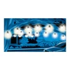 Kép 4/5 - Home LP 20/WW LED-es villanykörte fényfüzér, 9,5 m / 20 db melegfehér LED, villanykörte búra, állófényű, átlátszó vezeték, adapter, kül- és beltéri kivitel