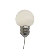 Kép 3/5 - Home LP 20/WW LED-es villanykörte fényfüzér, 9,5 m / 20 db melegfehér LED, villanykörte búra, állófényű, átlátszó vezeték, adapter, kül- és beltéri kivitel