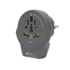 Kép 1/3 - q2power 1.100110-TH utazóadapter, World to Europe USB, USB 5V 2.4A, max. 16 A, 250 V - 4000 W teljesítmény