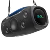 Kép 2/4 - SAL BT9000 hordozható boombox, vezeték nélküli hangszóró, 100 W, IPX5, BT TWS, AUX, USB/microSD, Soft Touch gombok, ~10 h üzemidő, USB-C töltőkábel