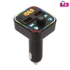 Kép 1/4 - SAL FMBT 18RGB autós kihangosító és töltő, 5 in 1, FM modulátor, dupla USB gyorstöltő, feszültségmérő, basszus-kiemelés gomb