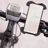 Kép 5/5 - SAL SA065 kerékpáros, rolleres mobiltartó, masszív tartóbilincs, biztonsági retesz, védett sarokelemek, gumi és szilikonbetétek, 18 - 45 mm kormányátmérőre