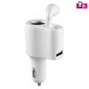 Kép 1/5 - SAL SABT 31 fülhallgató autós töltővel, 3 in 1, mono headset, 3,1 A gyorstöltő, ~2 óra üzemidő