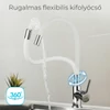Kép 2/9 - Corin álló mosogató csaptelep flexibilis kifolyócsővel fehér