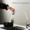 Kép 3/9 - Corin álló mosogató csaptelep flexibilis kifolyócsővel fehér