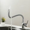 Kép 7/9 - Corin álló mosogató csaptelep flexibilis kifolyócsővel szürke