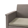 Kép 3/5 - Emma Balcony műrattan kerti bútor szett chicago asztallal cappuccino színben