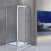Kép 4/4 - Flexi sarokba szerelhető aszimmetrikus zuhanykabin 80x90 cm zuhanytálca nélkül