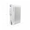 Kép 2/5 - HH-1002 11 tagos olajradiátor 1000W/1500W/2500W