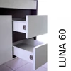 Kép 4/4 - Luna 60 komplett fürdőszobabútor, Sonoma tölgy-Fehér