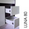 Kép 4/4 - Luna 80 komplett fürdőszobabútor, Sonoma tölgy-Fehér