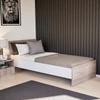 Kép 2/2 - Miami egyszemélyes ágy 90x200 cm yorki tölgy-fehér