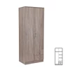 Kép 1/6 - Miami gardróbszekrény 80x205 cm yorki tölgy-yorki tölgy