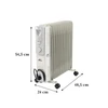 Kép 6/9 - Norde 11 tagos olajradiátor 1000W/1500W/2500W