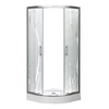 Kép 7/9 - Spirit BAMBOO 80x80x194 cm íves zuhanykabin, erősített akril zuhanytálcával