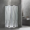 Kép 2/9 - Spirit BAMBOO 90x90x180cm-es íves zuhanykabin, zuhanytálca nélkül