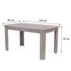 Kép 4/7 - Yorki Standard étkezőasztal 140x80 cm yorki tölgy