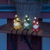 Kép 5/7 - Home MX647 napelemes kerti lámpa, törpék lógó lábbal, 3 db melegfehér LED, műgyanta, akkumulátor, 12 db-os display 12 db-os kiszerelés!