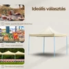Kép 2/6 - Összecsukható kerti pavilon 3x3 m bézs