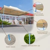 Kép 4/6 - Összecsukható kerti pavilon 3x4,5 m bézs