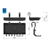 Kép 7/16 - Rodpod polc Delphin ShelfPOD / BlackWAY - 20x10x3cm