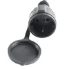 Kép 2/6 - Home NV715BK hosszabbító gumikábel, 15 méter, H07RN-F, zárófedéllel, max. 3500 W, IP44, fekete