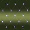 Kép 5/6 - Home KLN 240C/WH LED-es háló, 3x3 m / 240 db hidegfehér LED, zöld vezeték, állófényű, hálózati adapter, kül- és beltéri kivitel