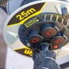 Kép 4/5 - STANLEY SXECCM2FASE kültéri fém kábeldob, 25 m, IP44-es védelem, kábelvezető, masszív fém dob és láb, H07RN-F 3G1,5 mm2 kábel, max. 3000 W