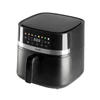 Kép 2/5 - Home HGAF8 digitális air fryer, forrólevegős fritőz, 8 liter kapacitás, 2000 W, hőmérsékleti tartomány 80 – 200 °C