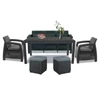Kép 1/6 - Corfu Love max duo cube kerti bútor garnitúra grafit