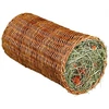 Kép 2/3 - Wicker Tunnel with Hay - Bújócső (vesszőből font) szénával rágcsálók részére (Ø15x30cm)