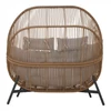 Kép 3/3 - HOLAND rattan dupla kosárfotel bézs