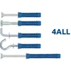 Kép 2/3 - KOELNER 250db 4all nagyteljesítményű univerzális nylon 6x30,8x40,10x50 dübel set R-PDL-4ALLMIX