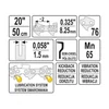 Kép 2/3 - YATO 0,325/20, 20" 50cm, 76 szemes láncfűrész lánc 1,5mm horonyhoz