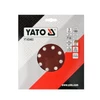 Kép 2/2 - YATO 180 mm / P100 3db tépőzáras fíbertárcsa