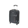 Kép 1/9 - TraveLux light kabinbőrönd puha levehető kerékkel 55x40x20 cm fekete